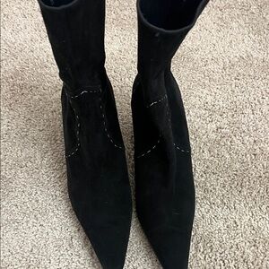 Bruno Magli Black Heeled Boots